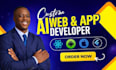 build web application, ai saas app, full stack development