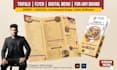 design professional restaurant menu, food flyer, and trifold menu