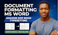 amazon kdp book formatting paperback document formatting kdp ebook formatting