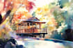 paint a watercolor illustration