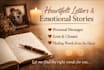 write heartfelt, personalized messages, captions, and emotional content