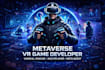 create a metaverse multiplayer game in unreal engine for oculus VR meta quest