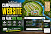 create a wordpress campground website for rv parks
