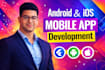 make ai mobile app development, android, ios app development as flutter dev