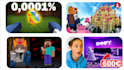 professional and vibrant minecraft youtube thumbnails