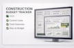 create a construction budget tracker to control costs