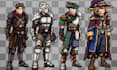create pixel character design, pixel game art, game sprites, 8bit 16bit 32bit
