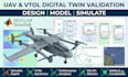 model and simulate uav, vtol, and drones in matlab simulink