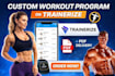 create and setup custom workout program on trainerize