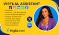 executive personal assistant data entry admin support instagram assistant airbnb