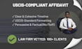 draft a compelling, uscis compliant immigration affidavit