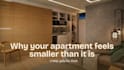 make your small apartment feel bigger and functional