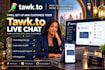 setup tawk chatbot, do live chatbot, install tawk chatbot on your website