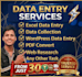 do professional data entry and data collection