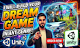 create 2d or 3d mobile game development as unity game developer