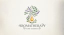 design a calming and elegant aromatherapy logo