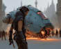 create epic star wars and sci fi character art