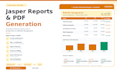 generate jasper reports and automated PDF reports with java spring boot