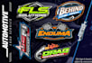design car racing and automotive logo
