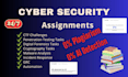 do cybersecurity projects with technical writing