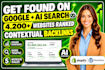 do contextual backlinks guest post for geo seo aeo shopify wordpress websites