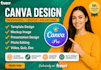 design stunning canva templates, social media post and flyer