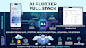 develop a high performance ai flutter full stack app or website