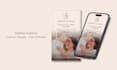 design a modern and elegant wedding invitation