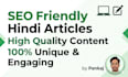 write SEO friendly hindi articles and blog posts