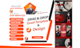 build editable online drag and drop email template