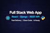 build a fullstack web app using react and django with rest API