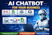 create ai chatbot for website, automation, lead generation and booking