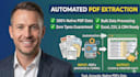 automate bulk PDF to excel data extraction and cleaning