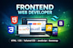 do custom HTML CSS , tailwind js websites at budget friendly prices