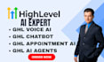 setup gohighlevel voice ai agent that books appointments and captures leads