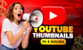 create mobile gaming youtube thumbnails fast