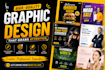 create professional flyers, posts, and ads for your business
