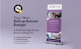 design professional retractable rollup banners