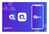 design a simple modern app logo and app icon