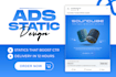design high converting meta ads static creative in 12 hours