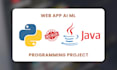 create web app ai ml java javascript python cpp php coding programming project