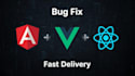 fix bugs in angular, vue, or react app