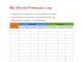 create a blood pressure tracker in excel with dashboard