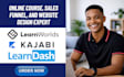 setup kajabi website learnworlds and learndash lms website