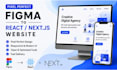 convert figma to responsive react or nextjs frontend