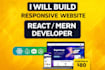 create full stack mern web app