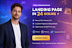 create a landing page with figma, react and next js