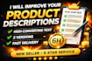 rewrite your product description to increase sales