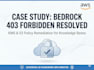 resolve AWS bedrock s3 and kms 403 forbidden errors