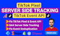 fix tiktok server side tracking, tiktok pixel, event API via google tag manager